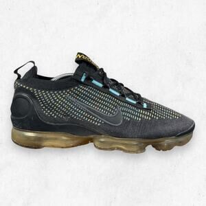 Nike Air VaporMax 2021 FK Black Pollen Chlorine Blue Men's 11 DO5852-900